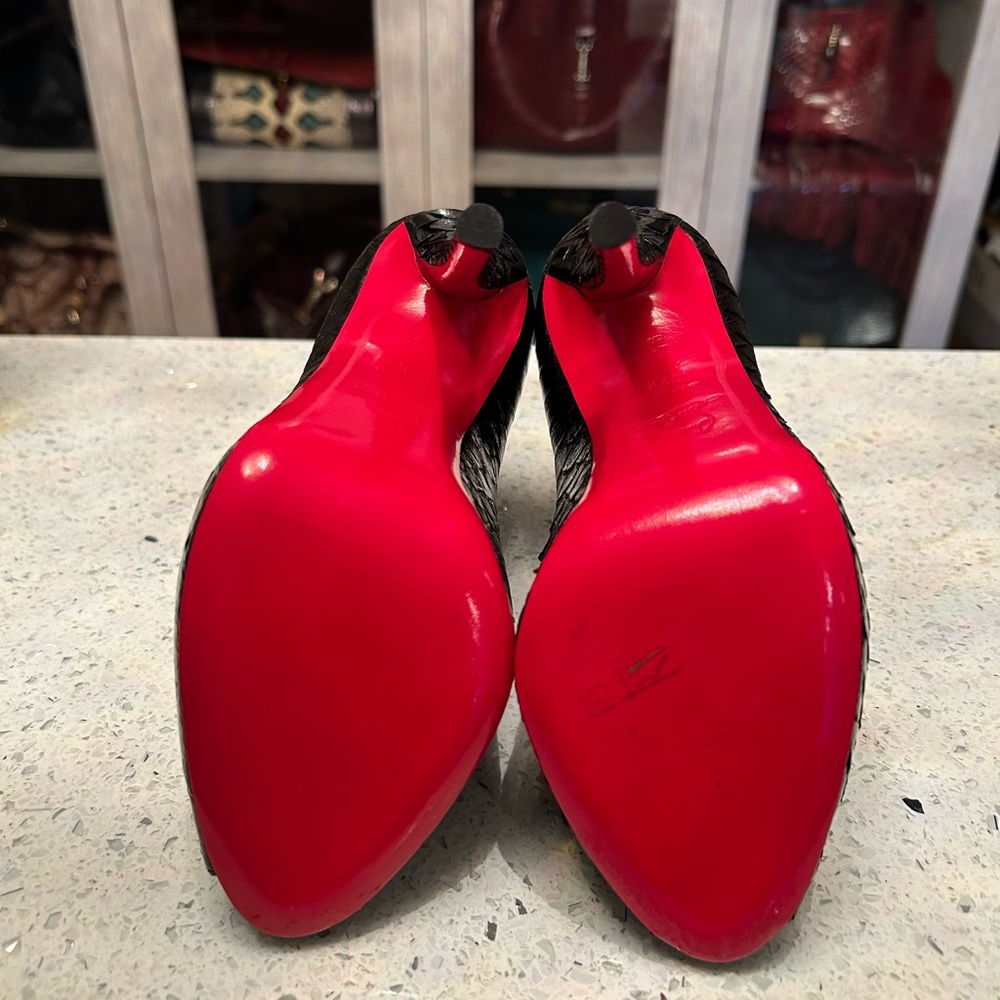 Christian Louboutin Python Booties - Picture 4 of 6